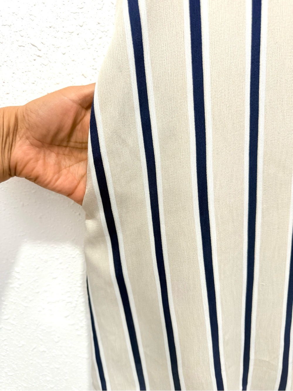 Lulus Broad Horizons Beige Striped Shift Dress S - Picture 8 of 10